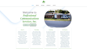 Professional Communication Services Website