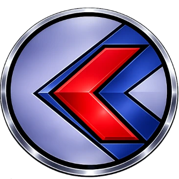 Computer Ties logo featuring a circular red, blue, white, and black emblem above bold stylized “Computer Ties” lettering with blue and red accents on a dark gradient background.