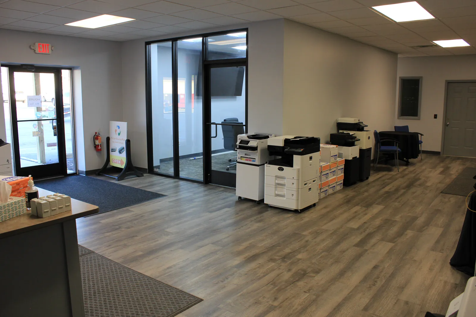 CTi Tech Plaza lobby interior near the front entrance